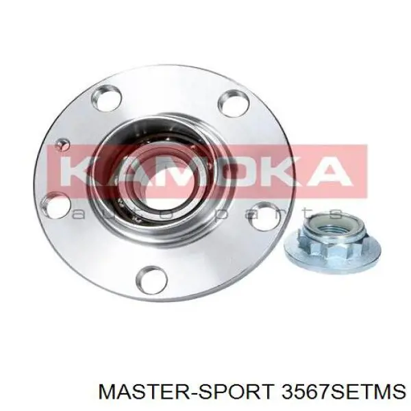 3567-SET-MS Master-sport cubo de rueda trasero