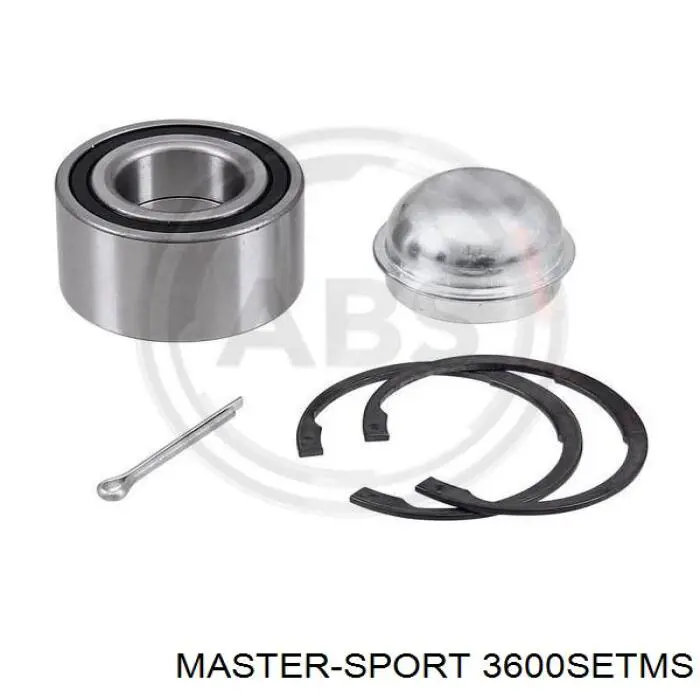 3600-SET-MS Master-sport cojinete de rueda delantero