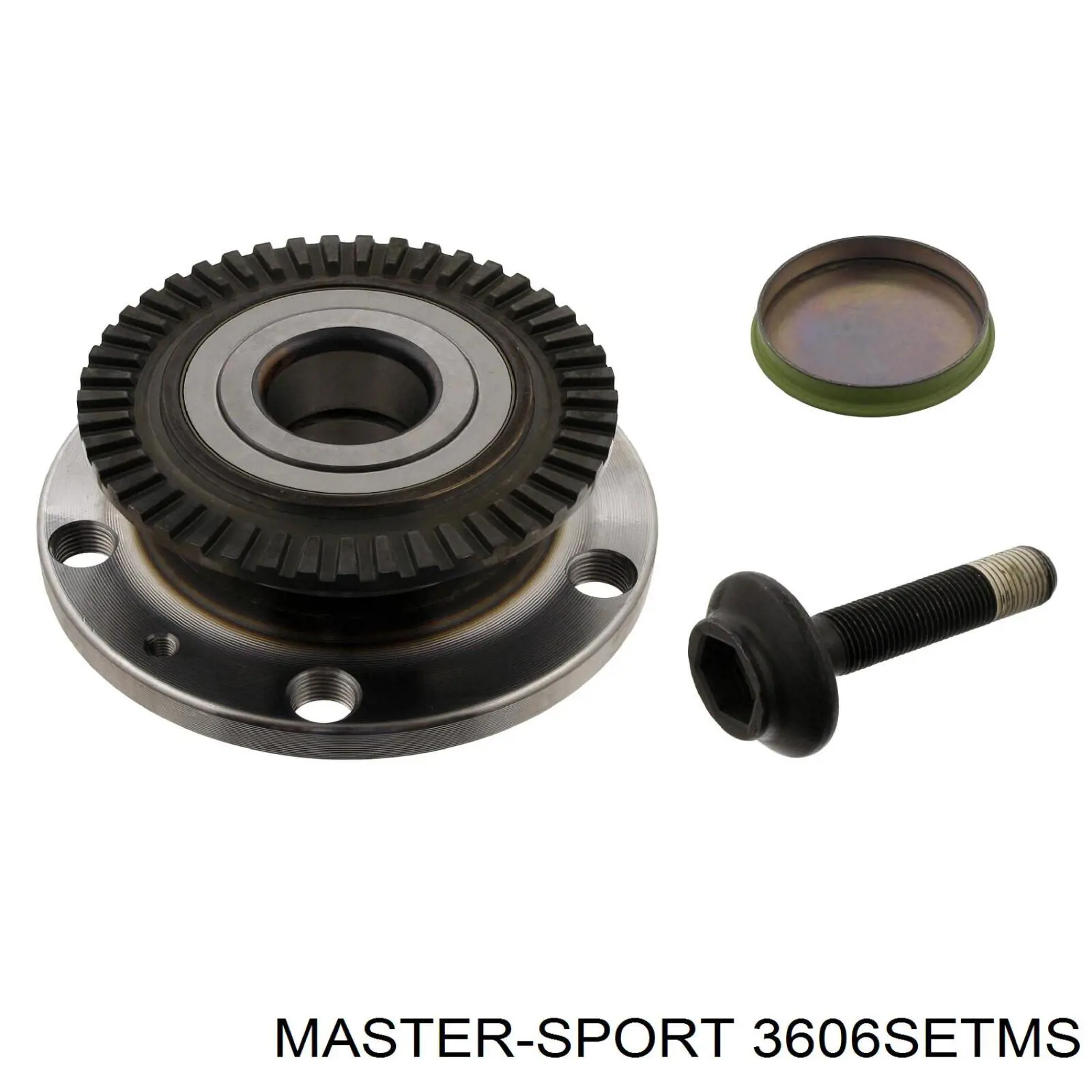 3606SETMS Master-sport cubo de rueda trasero