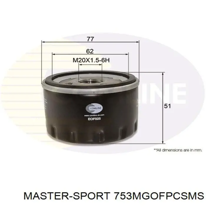 Filtro de aceite Renault Megane 1 LA0, LA1