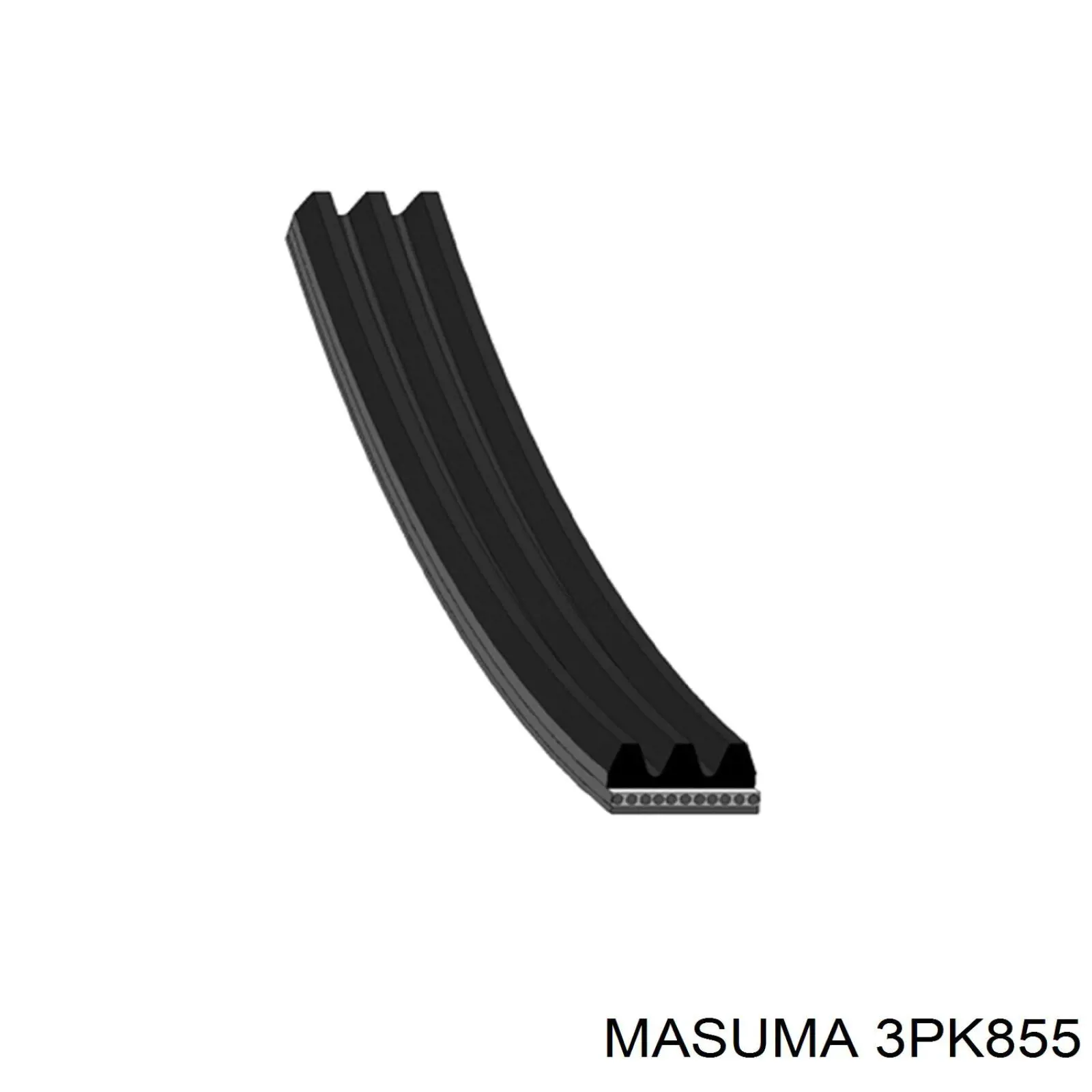 3PK855 Masuma correa trapezoidal