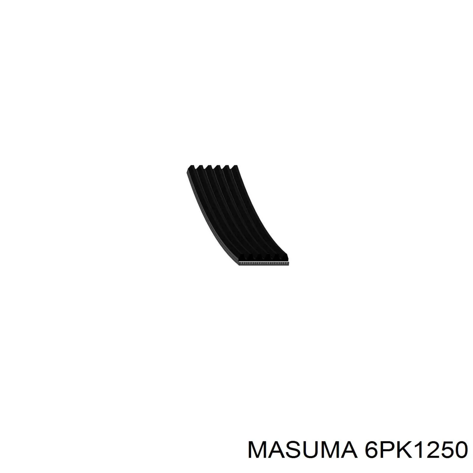 6PK1250 Masuma correa trapezoidal
