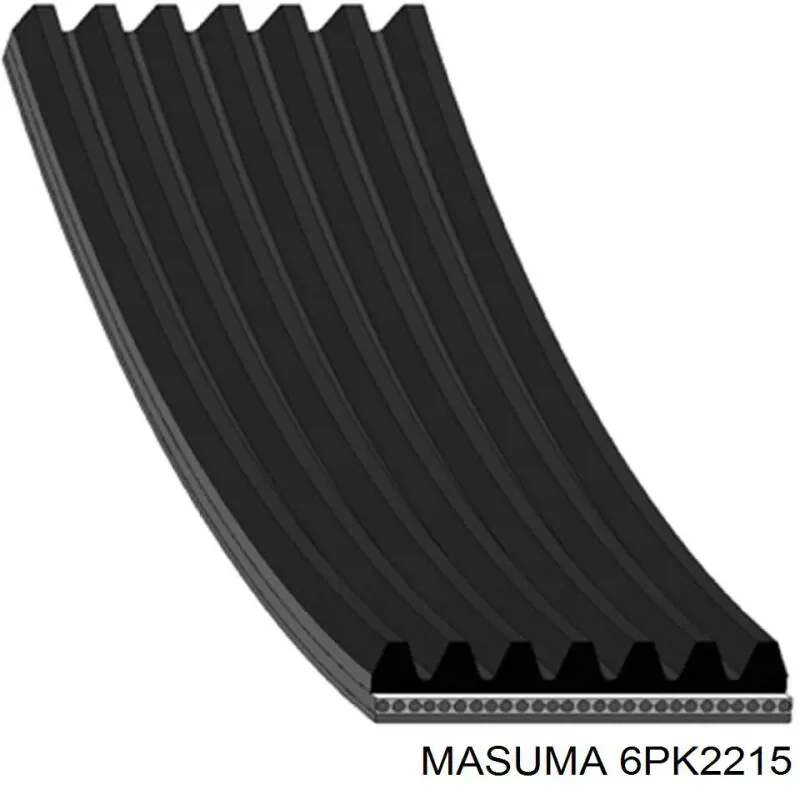 6PK2215 Masuma correa trapezoidal