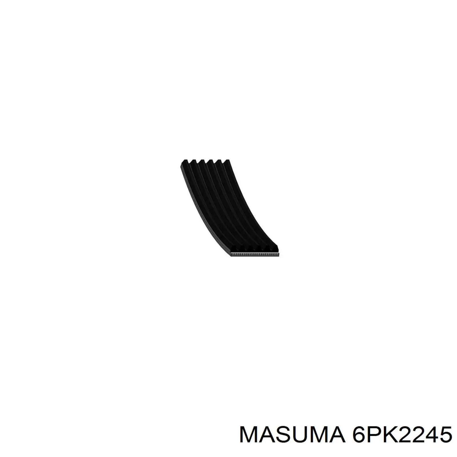 6PK2245 Masuma correa trapezoidal