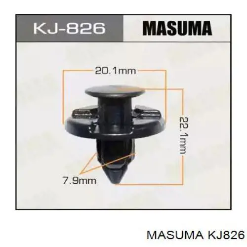 9004468320 Toyota Clip de fijación del guardabarros delantero