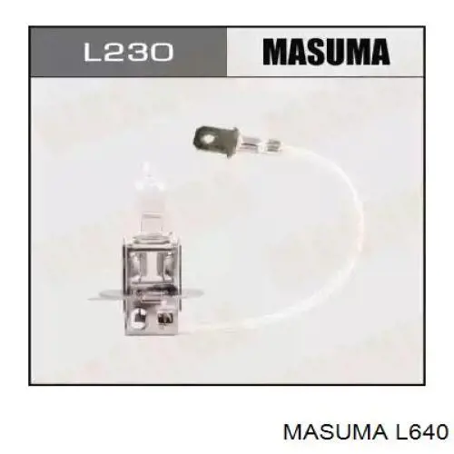 L640 Masuma bombilla halógena