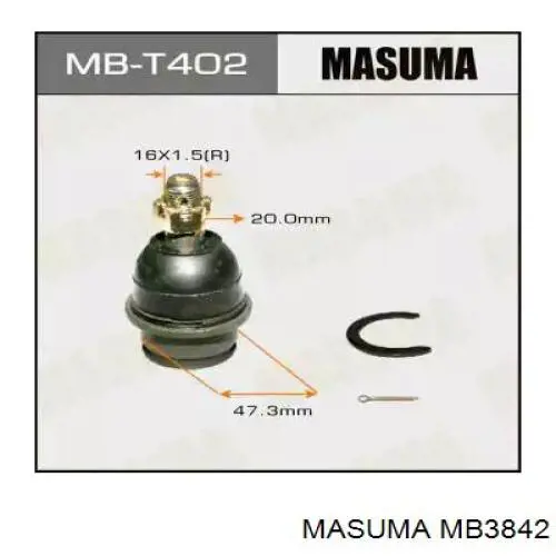 MB3842 Masuma rótula de suspensión inferior