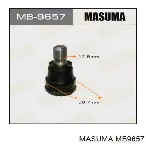 MB9657 Masuma Rótula inferior de suspensión