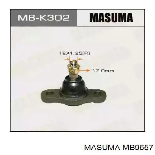 MB9657 Masuma rótula de suspensión inferior