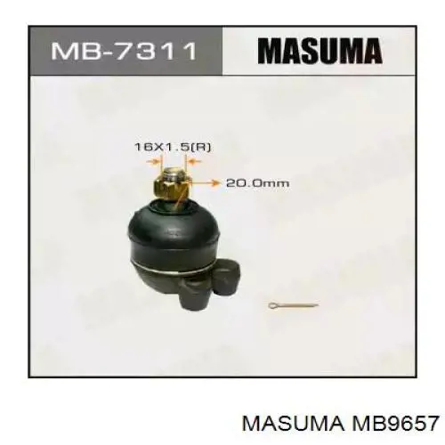 Rótula inferior de suspensión Masuma MB9657 precio, desde 12,86 EUR
