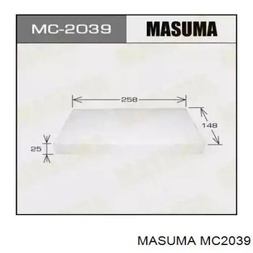 Filtro de habitáculo MC2039 Masuma