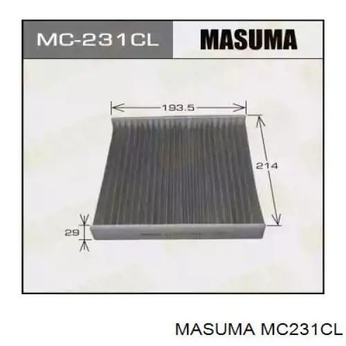 Comprar MC231CL Masuma Filtro de aire del habitáculo