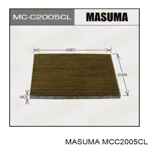 MCC2005CL Masuma Filtro antipolen