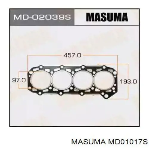 MD01017S Masuma junta de culata