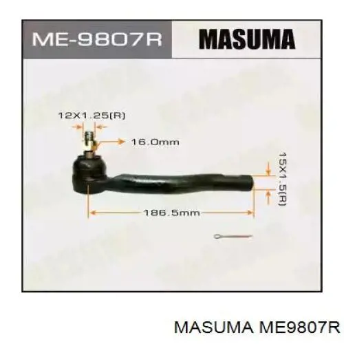 ME9807R Masuma rótula barra de acoplamiento exterior