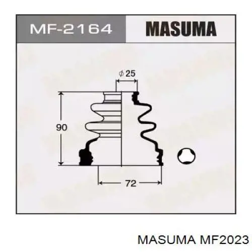 MF2023 Masuma fuelle, árbol de transmisión delantero exterior