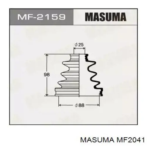 Comprar MF2041 Masuma Fuelle de palier delantero exterior