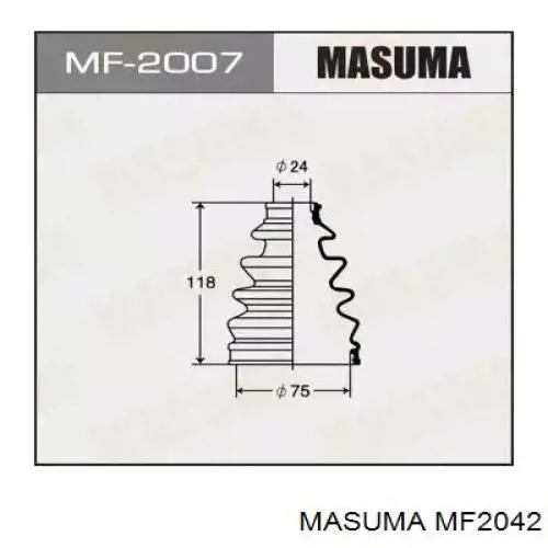 Comprar MF2042 Masuma Fuelle de semieje delantero interior