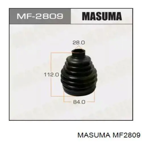 Fuelle, palier delantero exterior Masuma MF2809 precio, desde 10,82 EUR