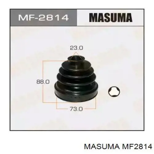 Fuelle transmisión delantero exterior Masuma MF2814 precio, desde 9,77 EUR