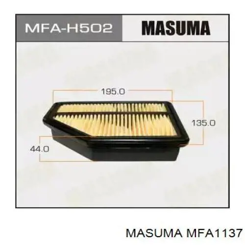 MFA1137 Masuma filtro de aire