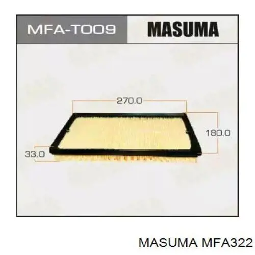 MFA322 Masuma filtro de aire
