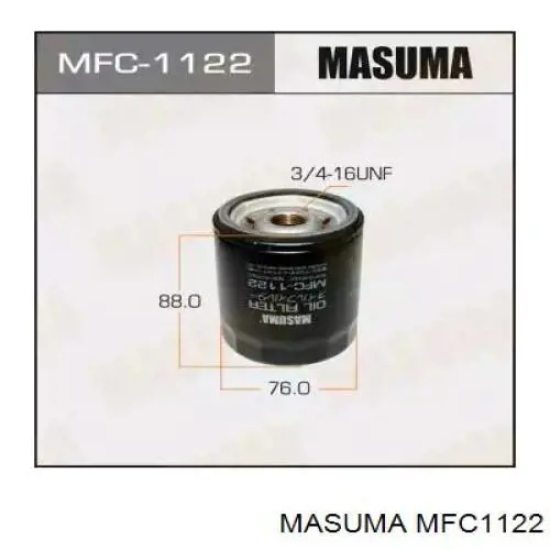 Comprar MFC1122 Masuma Filtros de aceite