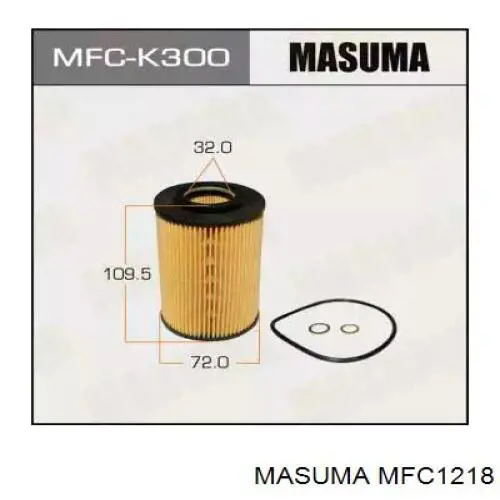 MFC1218 Masuma filtro de aceite