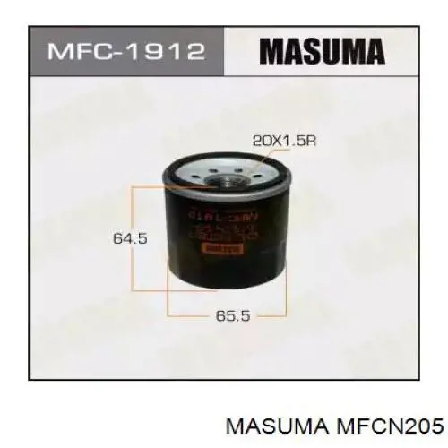 MFCN205 Masuma filtro de aceite