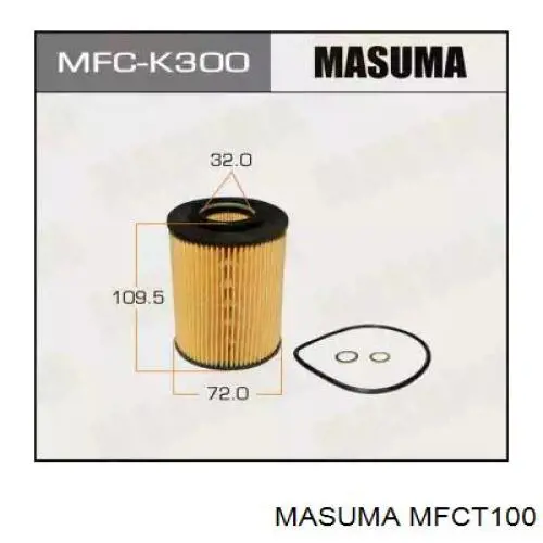 MFCT100 Masuma filtro de aceite