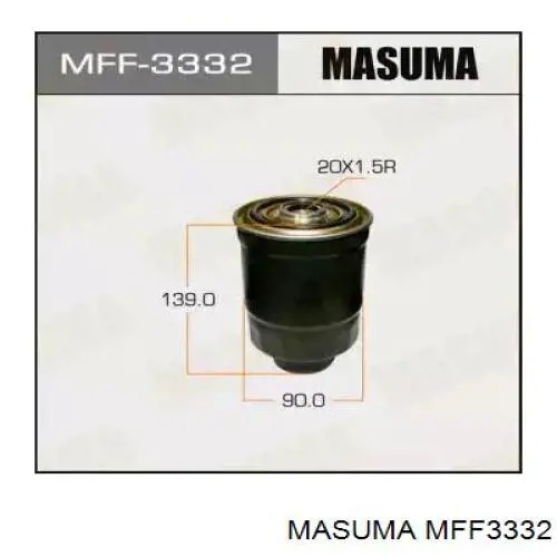Comprar MFF3332 Masuma Filtro diesel