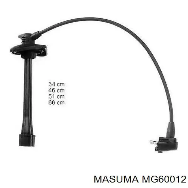 MG60012 Masuma juego de cables de encendido