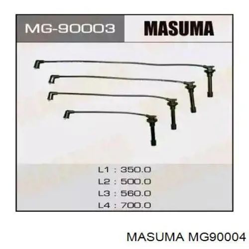 MG90004 Masuma juego de cables de encendido