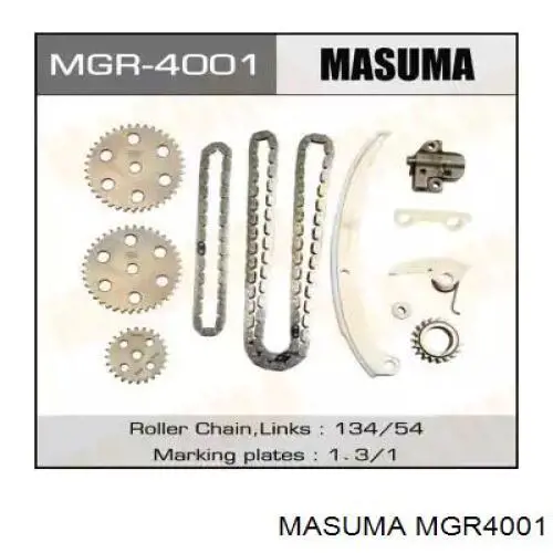 Cadena de distribución superior, kit MGR4001 Masuma
