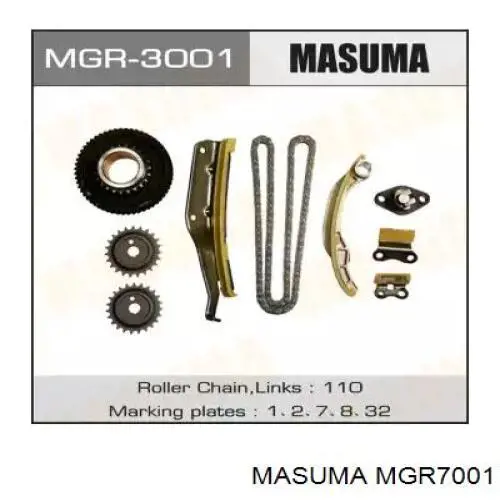 MGR7001 Masuma kit de cadenas de distribución