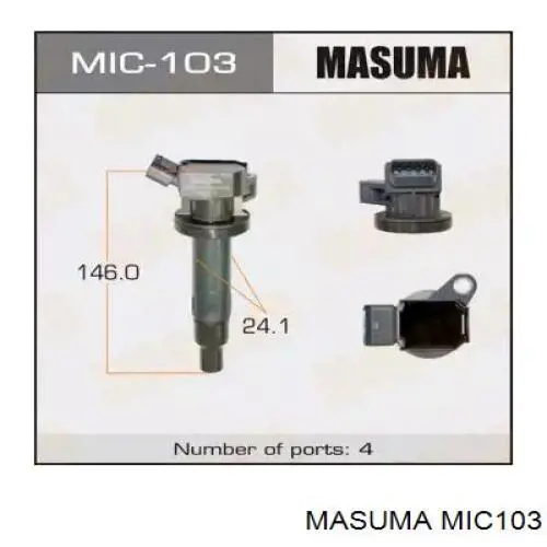 Bobina de chispa Masuma MIC103 precio, desde 24,68 EUR