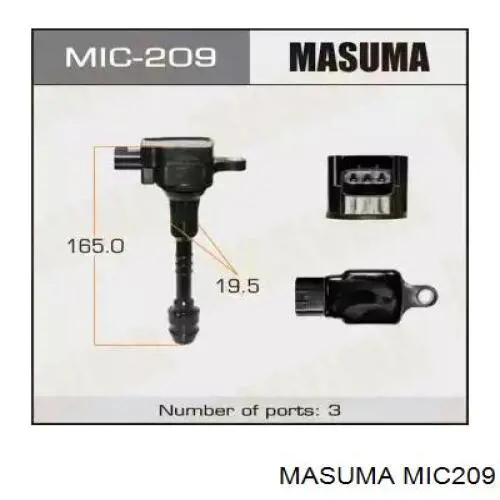 Bobina de chispa Masuma MIC209 precio, desde 29,10 EUR