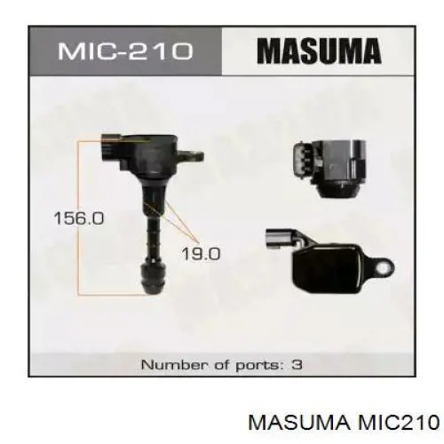 MIC210 Masuma Bobina de ignición