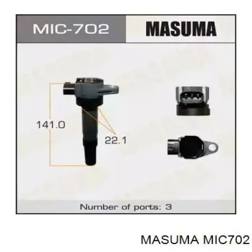MIC702 Masuma Bobina de ignición