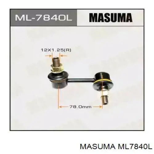 ML7840L Masuma barra estabilizadora delantera izquierda