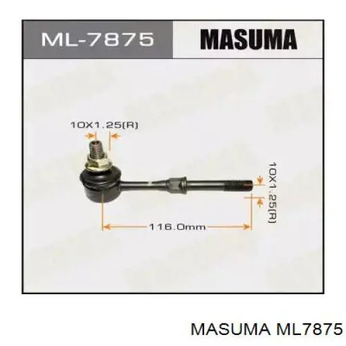 Comprar ML7875 Masuma Bieleta estabilizadora trasera