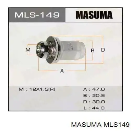MLS149 Masuma Perno de rueda