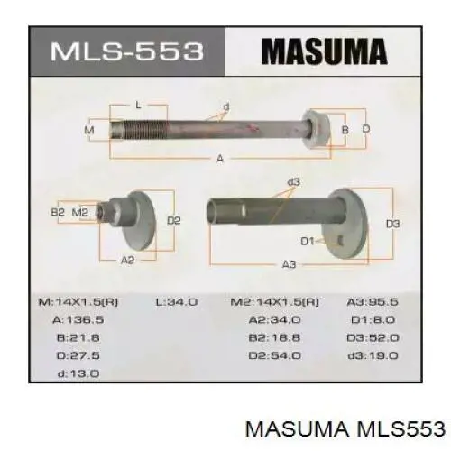 Perno de fijación del brazo inferior delantero Masuma MLS553 precio, desde 8,18 EUR