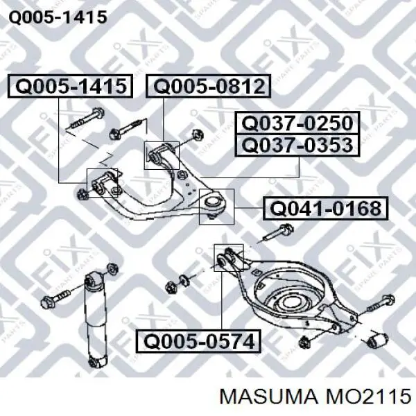 Comprar MO2115 Masuma Rótula inferior de suspensión