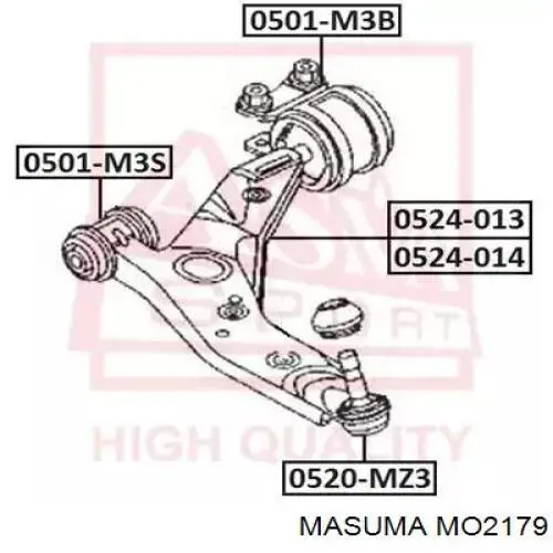 Comprar MO2179 Masuma Guardapolvo de rótula inferior