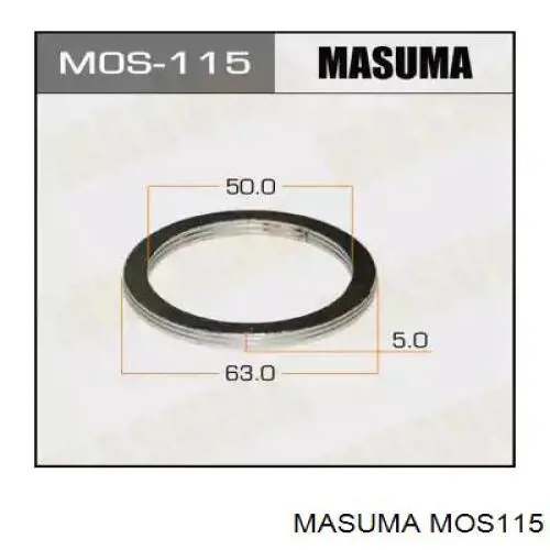 Comprar MOS115 Masuma Junta de escape
