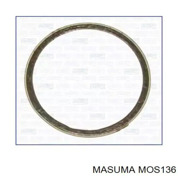 MOS136 Masuma junta, tubo de escape silenciador