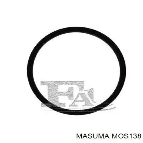 MOS138 Masuma junta, tubo de escape silenciador