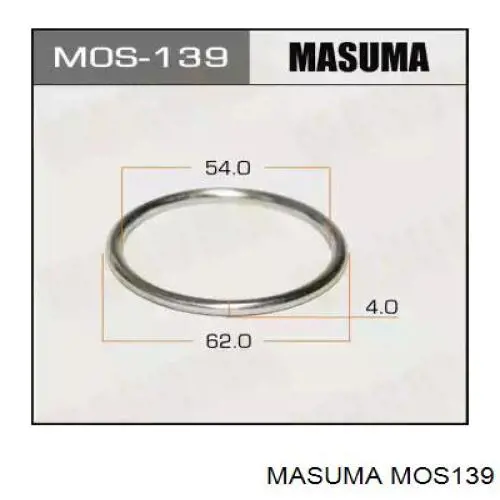 Comprar MOS139 Masuma Junta de escape