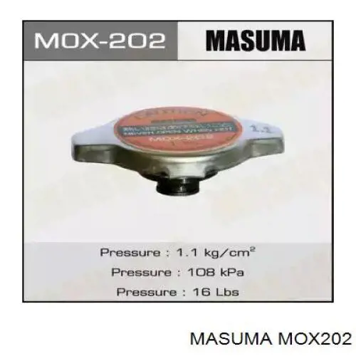 Tapa de radiador (tapón) Masuma MOX202 precio, desde 5,31 EUR